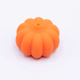 3D Pumpkin silicone focal bead