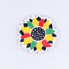 top view of a pile of African Inspired Daisy Silicone Focal Bead Accessory