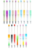 DIY Beadable Plastic Pens - The Ombre Collection