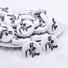 Front view of a pile of Be Mine Silicone Focal Bead Accessory