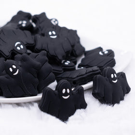 Black Ghost Silicone Focal Bead Accessory