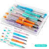 detailed view of a pile of Colorful Mixed Beadable Pen Kit - case included - 10 pieces