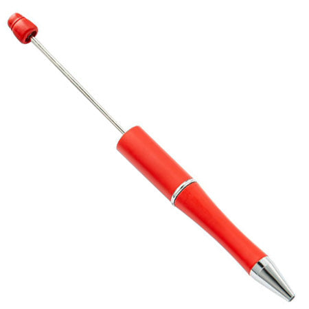 Deep Red DIY Plastic Beadable Pens