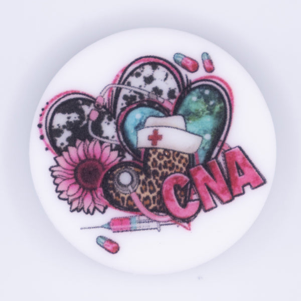 top view of CNA Silicone Focal Bead Accessory