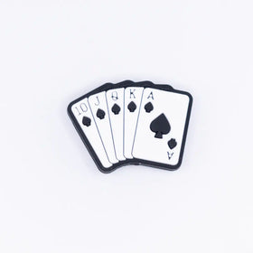 Deck of Cards Silicone Focal Bead Accessory