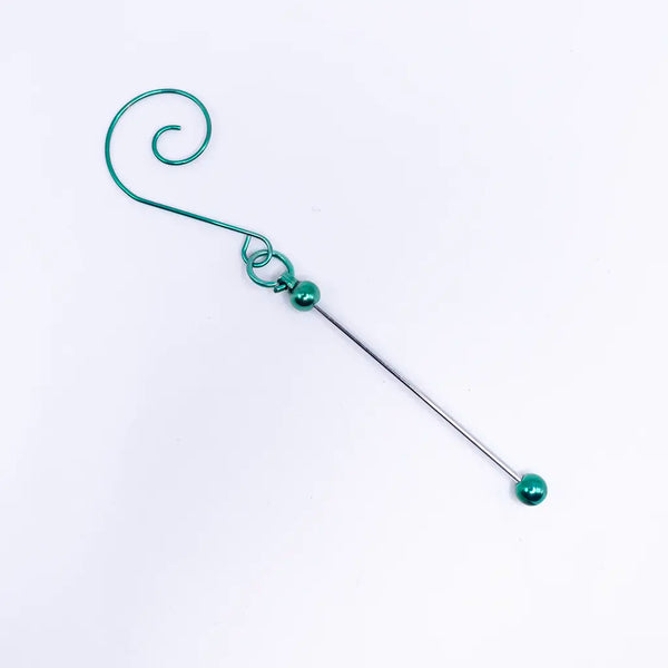 Ornament Hooks with Beadable Bar