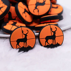 Deer with Scope Silicone Focal Bead Accessory