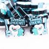 close up view of a pile of Dental Hygienist silicone focal bead