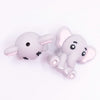 top view of a pile of Elephant 3D Silicone Focal Bead Accessory