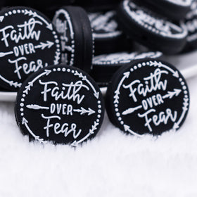 Faith Over Fear Silicone Focal Bead Accessory