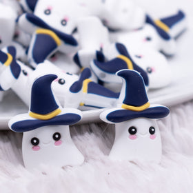 Ghost with Hat Silicone Focal Bead Accessory