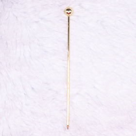 Beadable Ball Top Stainless Steel Picks