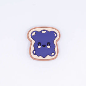 Grape Jelly Toast Silicone Focal Bead Accessory