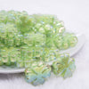 25mm Green Clover acrylic bead