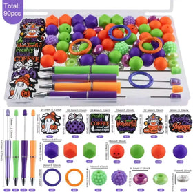 Halloween Beadable Pen Kit - 90 Pieces
