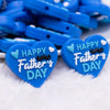 macro view of a pile of Father's Day Silicone Focal Bead Accessory