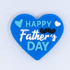 top view of a pile of Father's Day Silicone Focal Bead Accessory