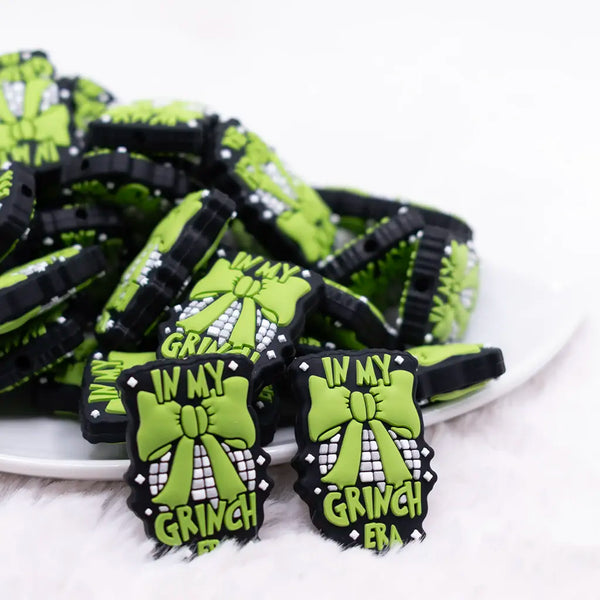 front view of a pile of In My Era Silicone Focal Bead Accessory