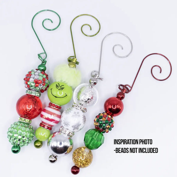 Ornament Hooks with Beadable Bar