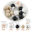 detailed view of a pile of Lamb Silicone Variety Bead Pack- 27 Pieces