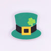 top view of a pile of Leprechaun Hat Silicone Focal Bead Accessory
