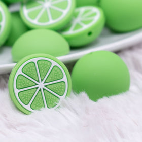 Lime Slice Silicone Focal Bead Accessory