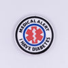 top view of a pile of Medical Alert Silicone Focal Bead Accessory