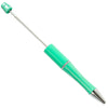 top view of a green DIY Beadable Plastic Pens - The Solids Collection