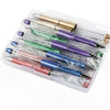 front view of a pile of Colorful Mixed Beadable Pen Kit - case included - 10 pieces