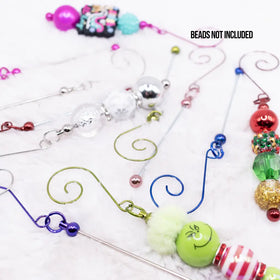 Ornament Hooks with Beadable Bar