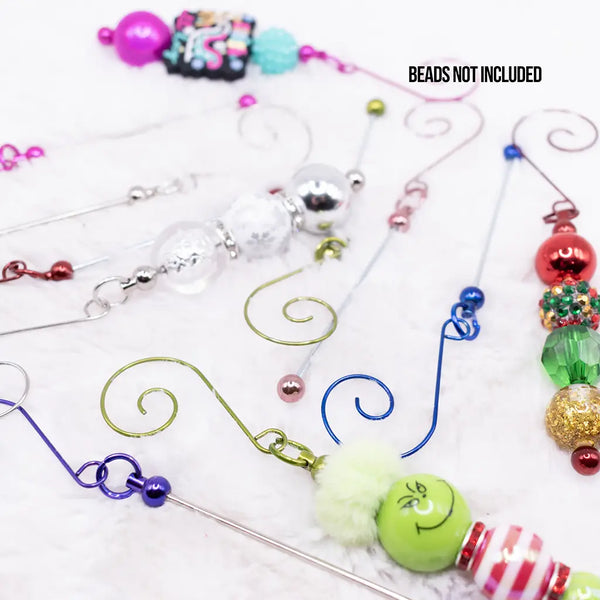 Ornament Hooks with Beadable Bar