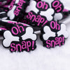 close up view of a pile of Oh Snap Silicone Focal Bead Accessory