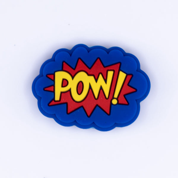 Macro view of POW Silicone Focal Bead Accessory
