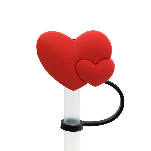 front view of a Red Heart Straw Toppers