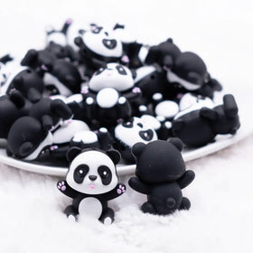 Panda 3D Silicone Focal Bead Accessory