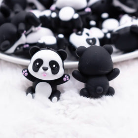 Panda 3D Silicone Focal Bead Accessory