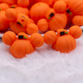 Pumpkin Mouse 3D Focal Bead Accessory