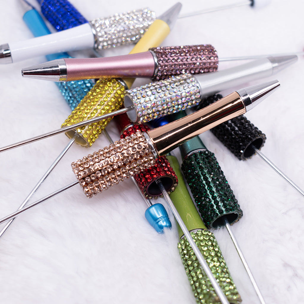 Custom Rhinestone Pens DIY Plastic Beadable Pens - The Rhinestone Collection | The BumbleBead ...