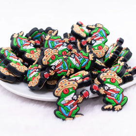 Senior Frog silicone focal bead