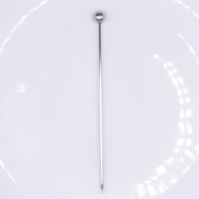 Beadable Ball Top Stainless Steel Picks