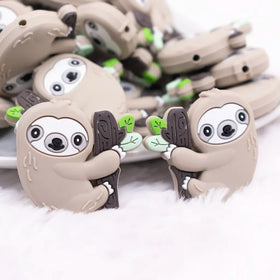 Sloth Silicone Focal Bead Accessory