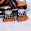 front view of a pile of Stacked Pumpkins Silicone Focal Bead Accessory