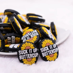 Suck It Up Buttercup Silicone Focal Bead Accessory
