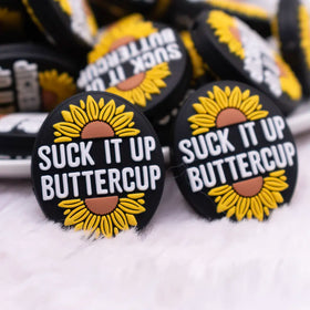 Suck It Up Buttercup Silicone Focal Bead Accessory