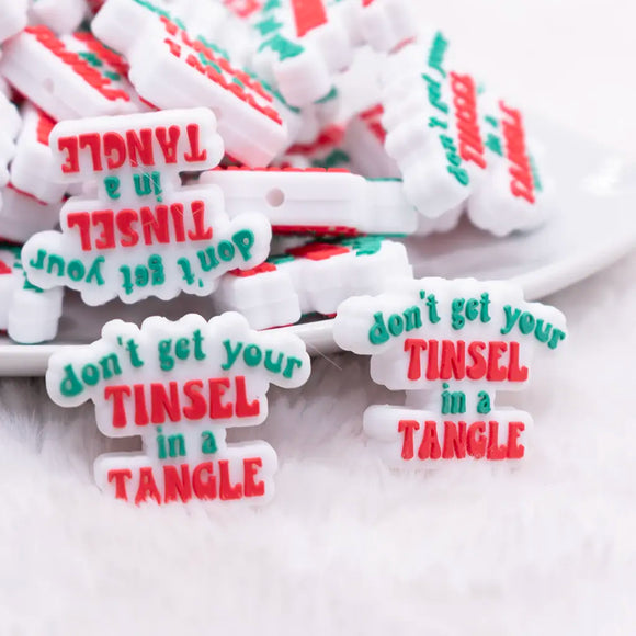 Tinsel in a Tangle Silicone Focal Bead Accessory