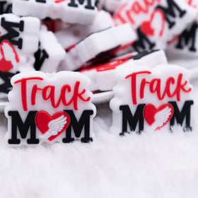 Track Mom Silicone Focal Bead Accessory