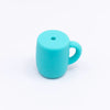 turqouise Coffee Cup Silicone Focal Bead Accessory