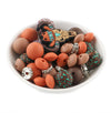 front view of a pile of Western Silicone Variety Bead Pack- 45 Pieces