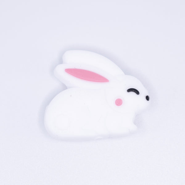 Bunny Rabbit Silicone Focal Bead Accessory