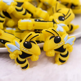 Yellow Jacket Silicone Focal Bead Accessory